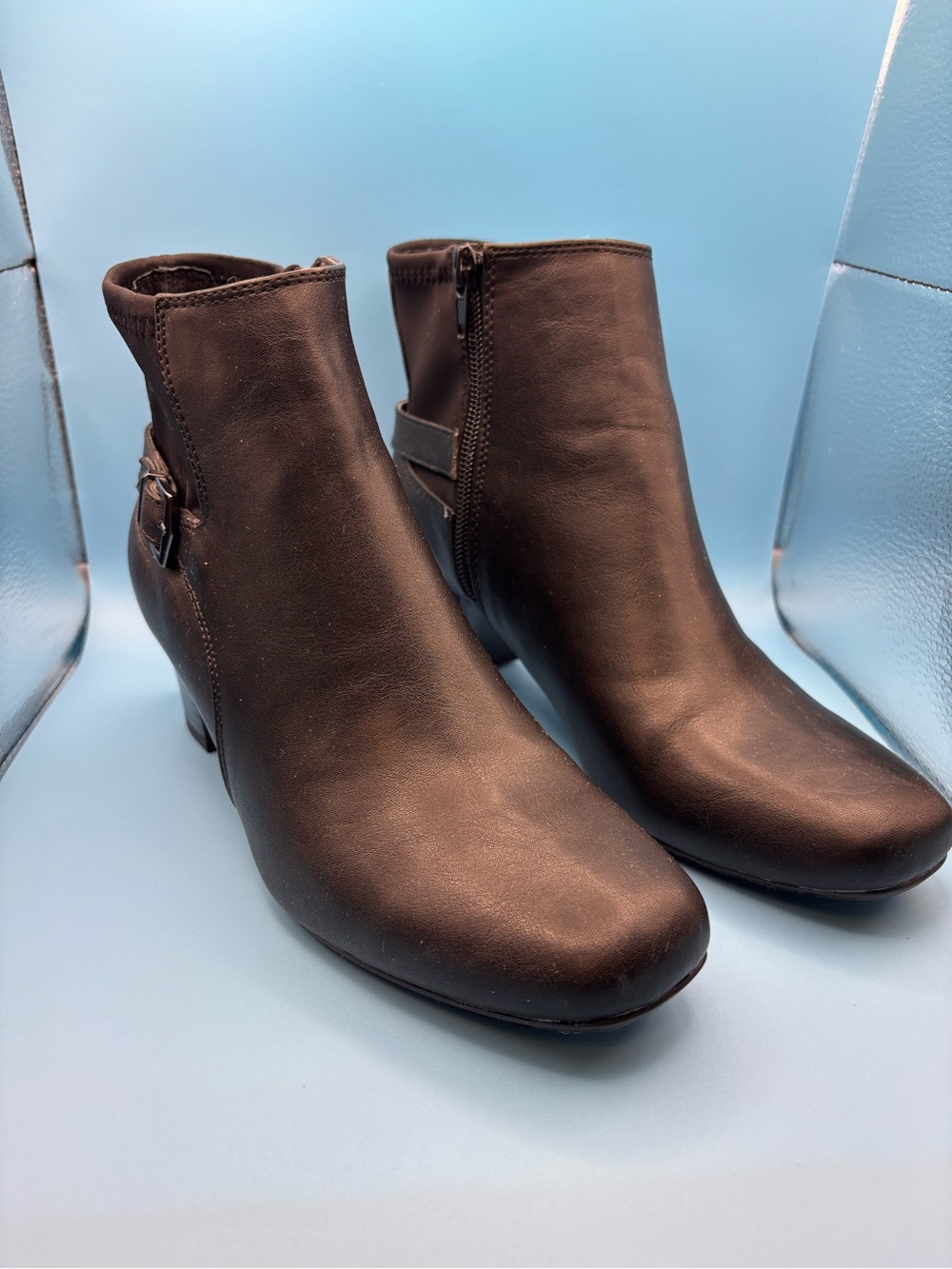East 5th Black Ankle Boots-Size 6